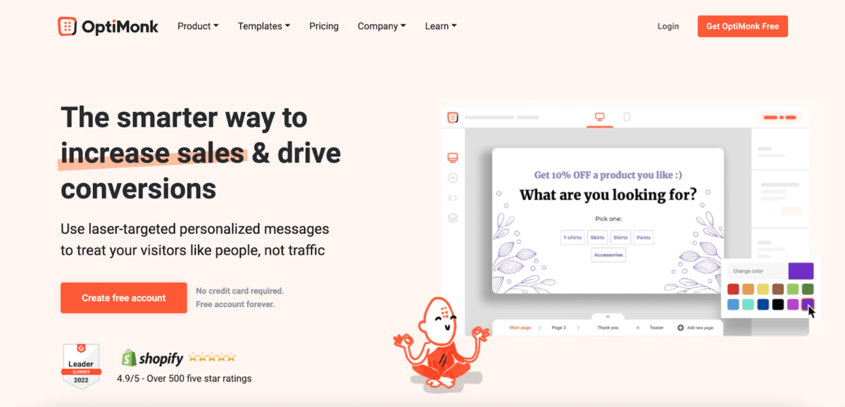 7+ Beste Sammlung von WordPress-Popup-Plugins (2023) 85 optimonk