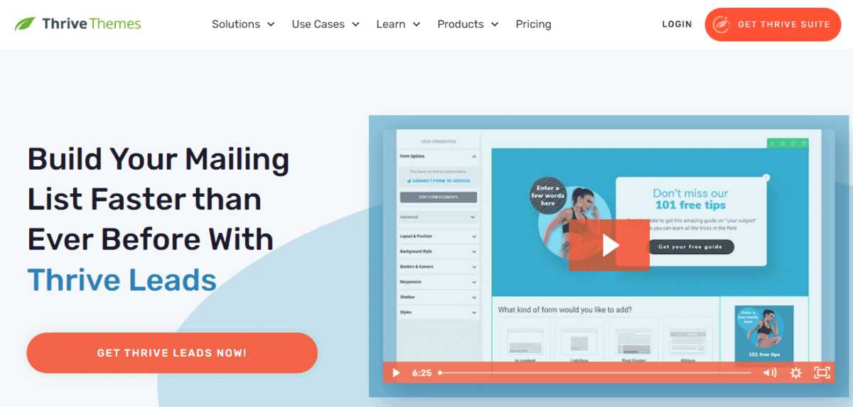 7+ Beste WordPress-Popup-Plugin-Sammlung (2023) 84 thrive leads