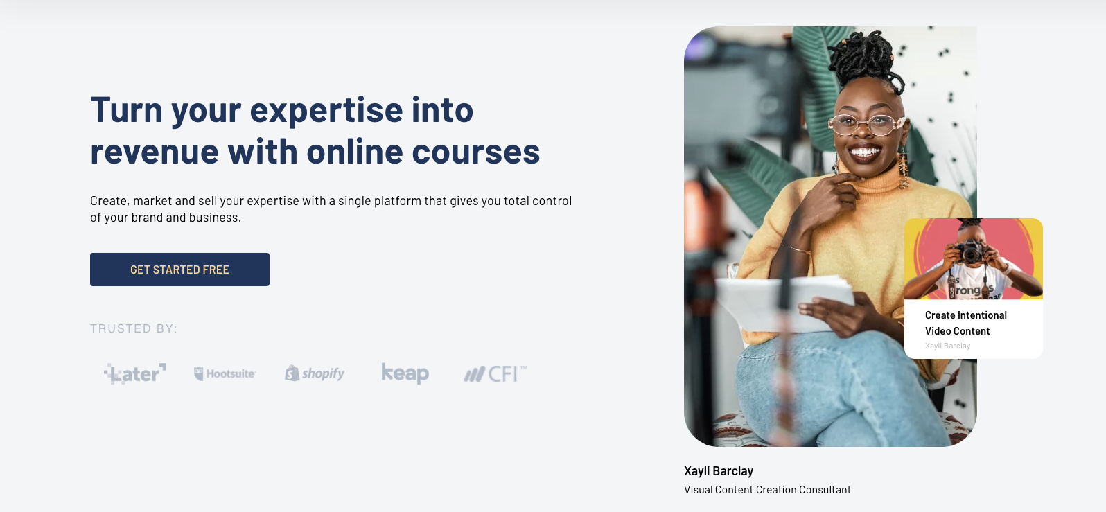 コースを作成、販売、管理するためのオンライン コース プラットフォーム 78 Thinkific - Online Course Platform