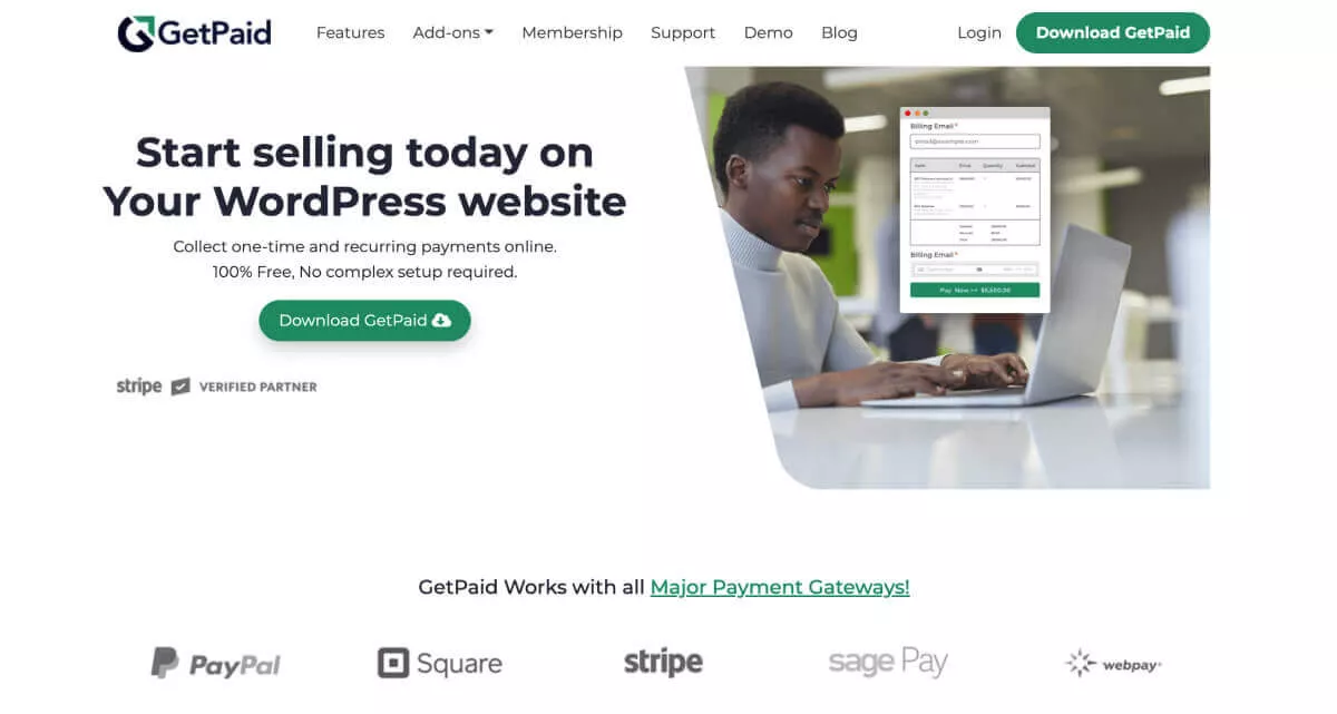 GetPaid ปลั๊กอินออกใบแจ้งหนี้สำหรับ WordPress