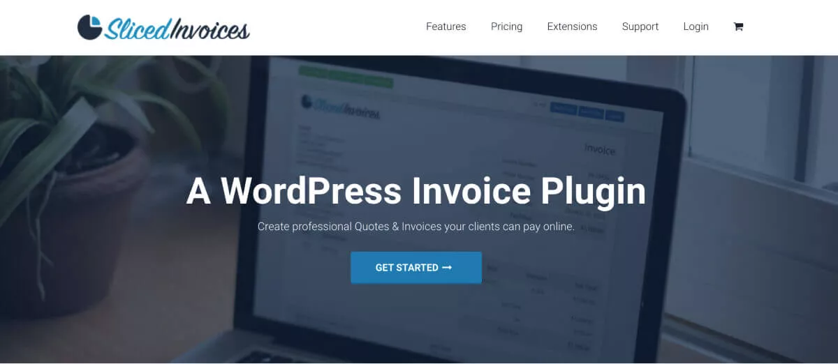 Sliced Invoices ซึ่งเป็นปลั๊กอินสำหรับการออกใบแจ้งหนี้ของ WordPress