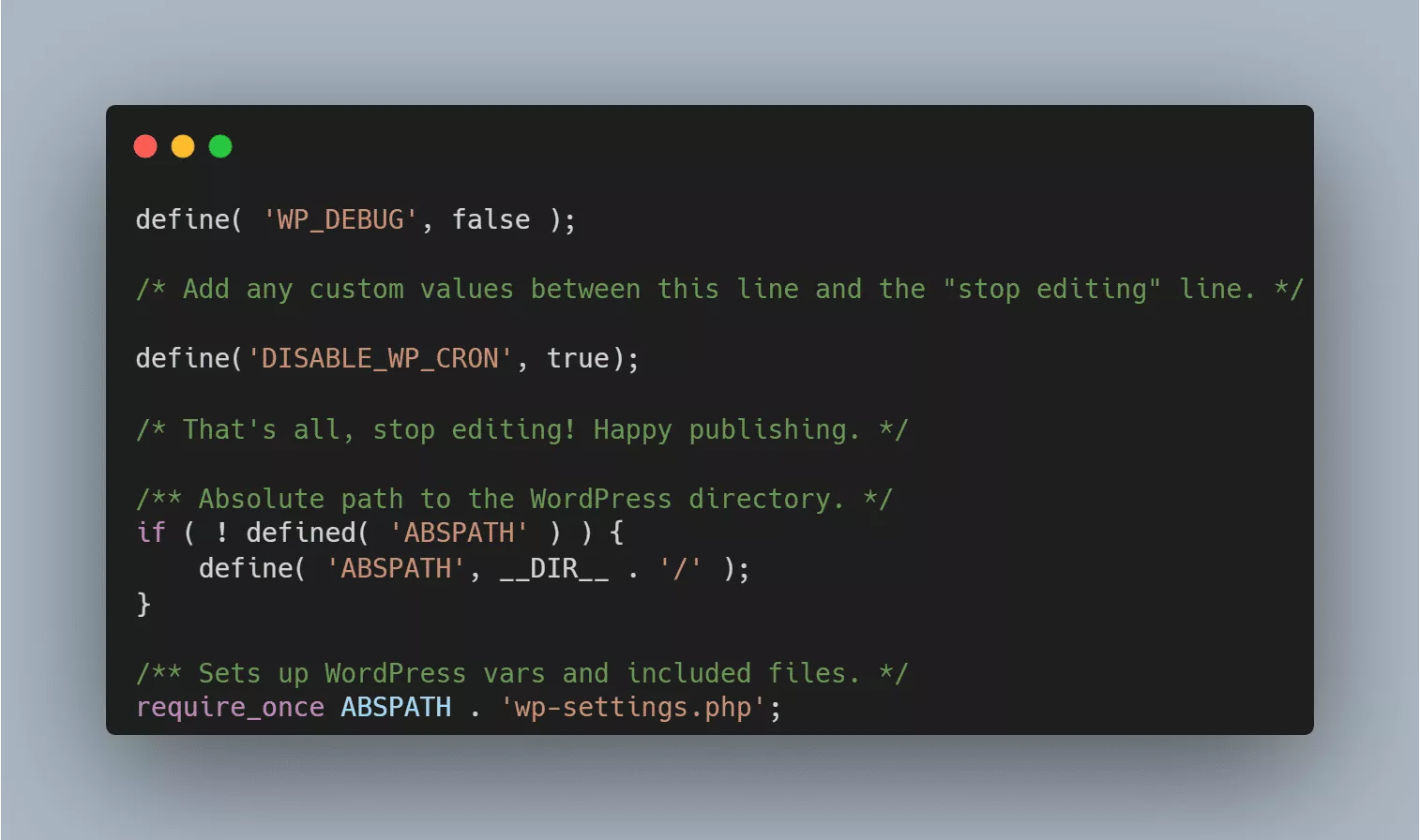 WP-CRON'u devre dışı bırak disable cron