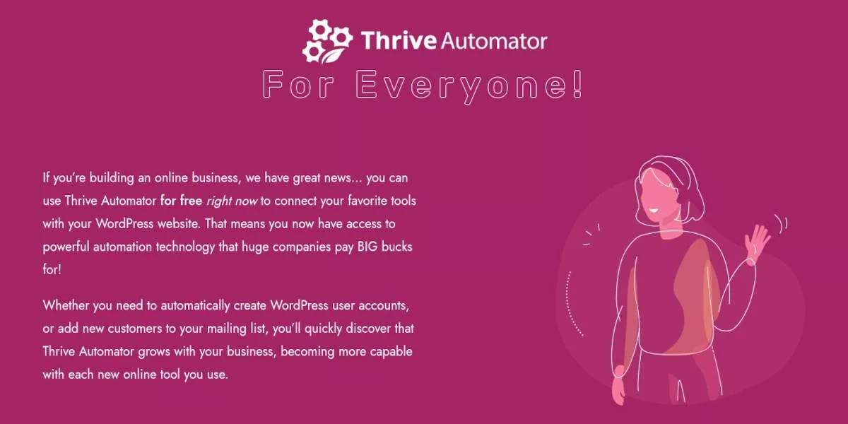 Thrive Automator の Web サイト