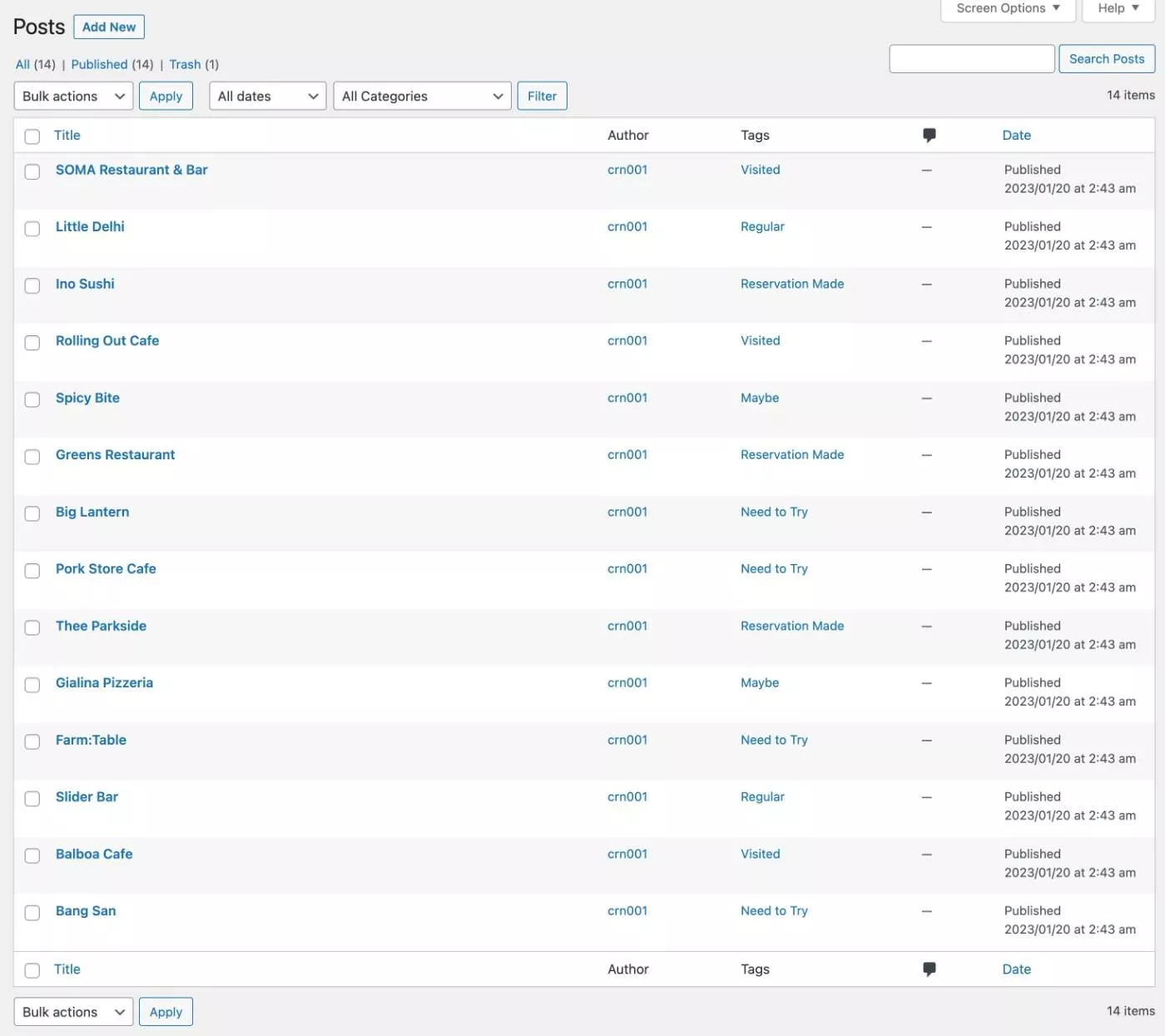 Importación exitosa de Airtable WordPress