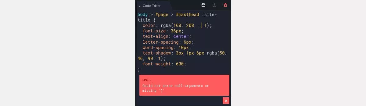 zrzut ekranu CSS Hero Editor