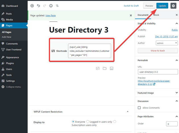 WordPress ディレクトリ