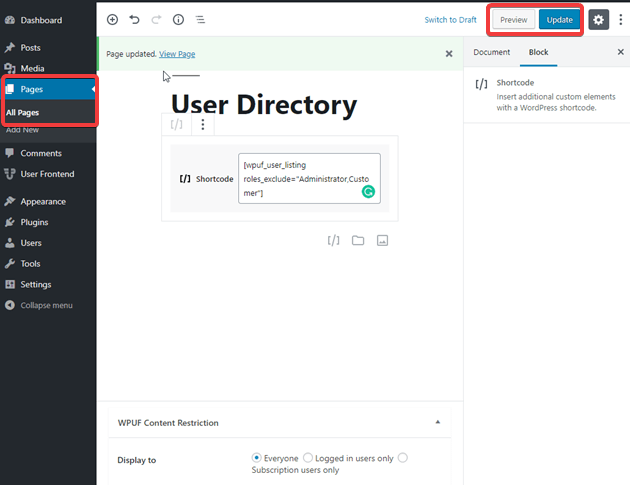 WordPress ディレクトリ