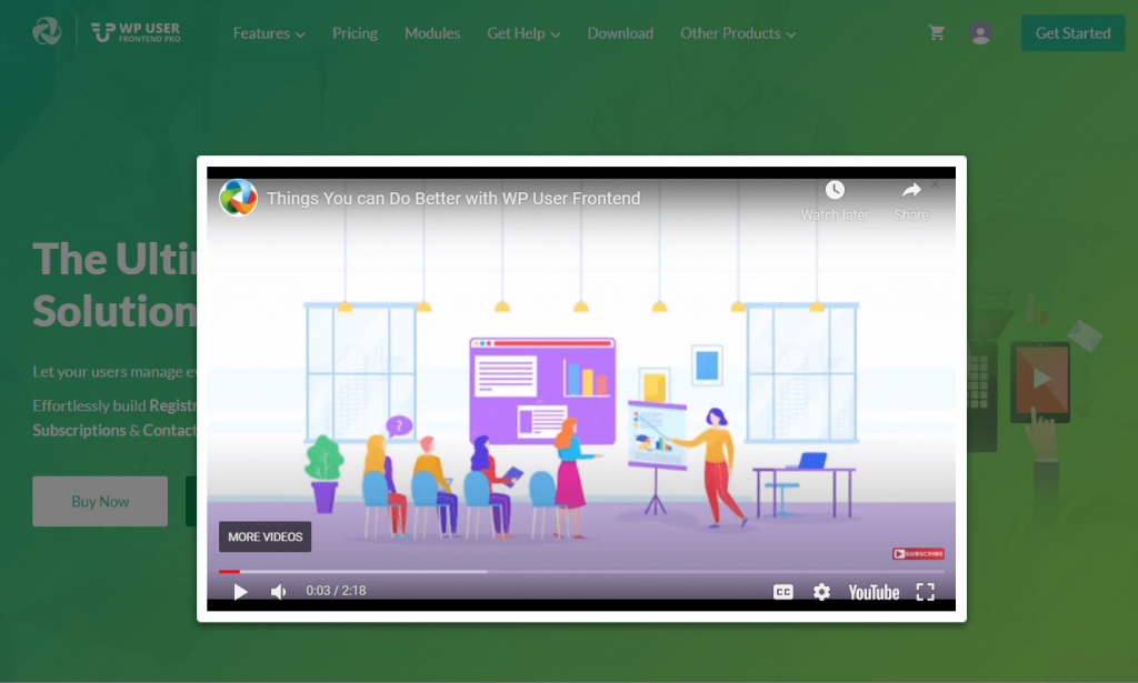 WPUF-Homepage-Video