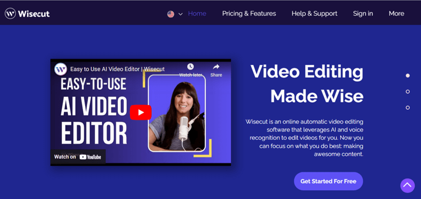 ワイズカット Wisecut Best AI Text to Video Generator