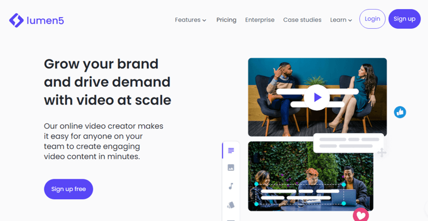 ルーメン5 Lumen5 Best AI Video Generator Software