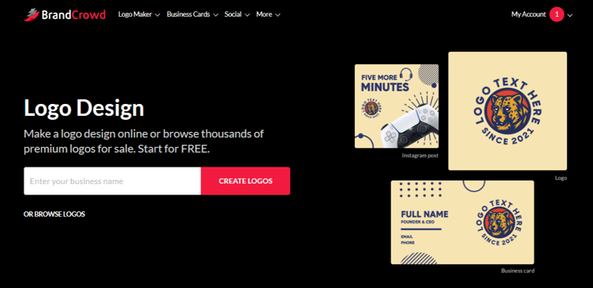 marka kalabalık BrandCrowd Best Free AI Logo Generators