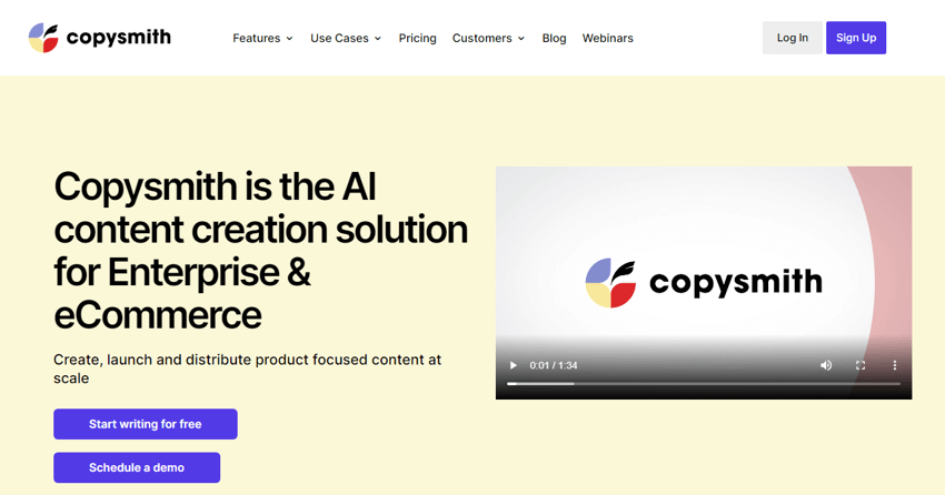 コピースミス Copysmith Best Jasper AI Alternative