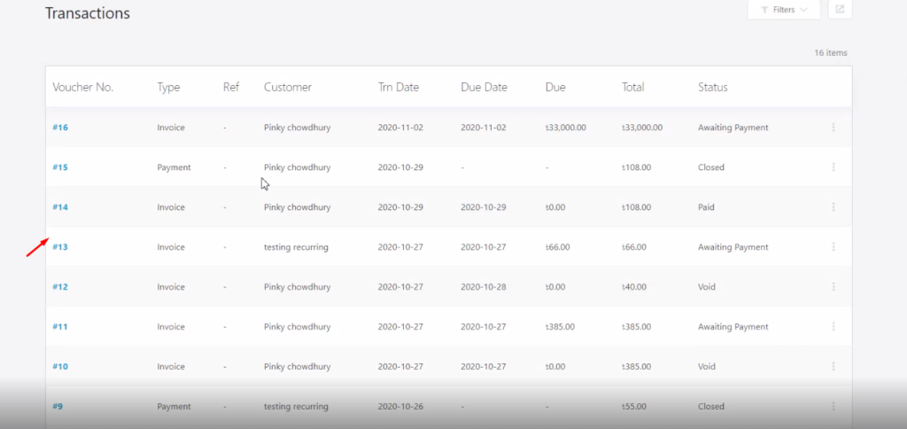 Transakcja ERP