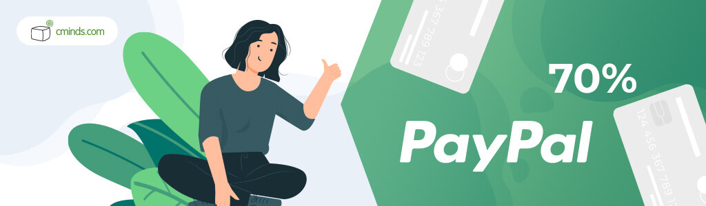 Checkout dengan PayPal memiliki tingkat konversi 70% lebih tinggi - Statistik Belanja Online yang Perlu Anda Ketahui (2023)