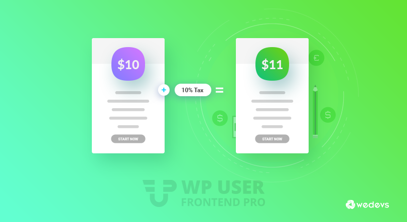 Как установить динамические налоги на подписку с помощью WP User Frontend Pro