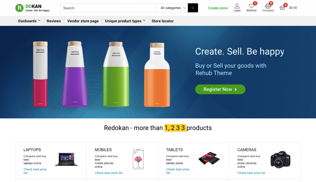 teme woocommerce receptive