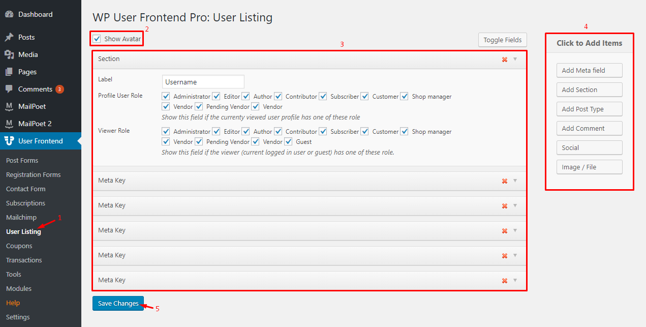 WordPress-Mitgliederverzeichnis