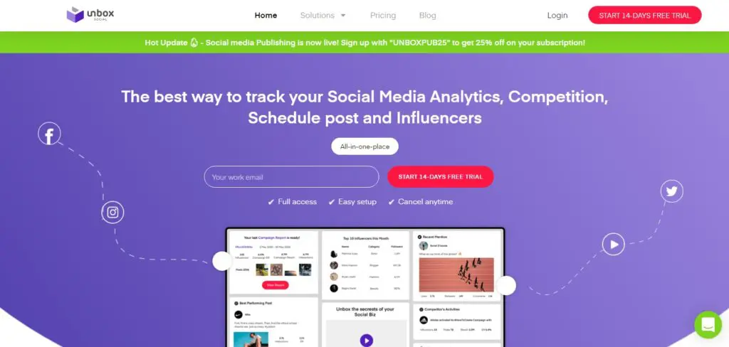 Unbox Social; uma ferramenta completa de comércio eletrônico para gerenciamento social