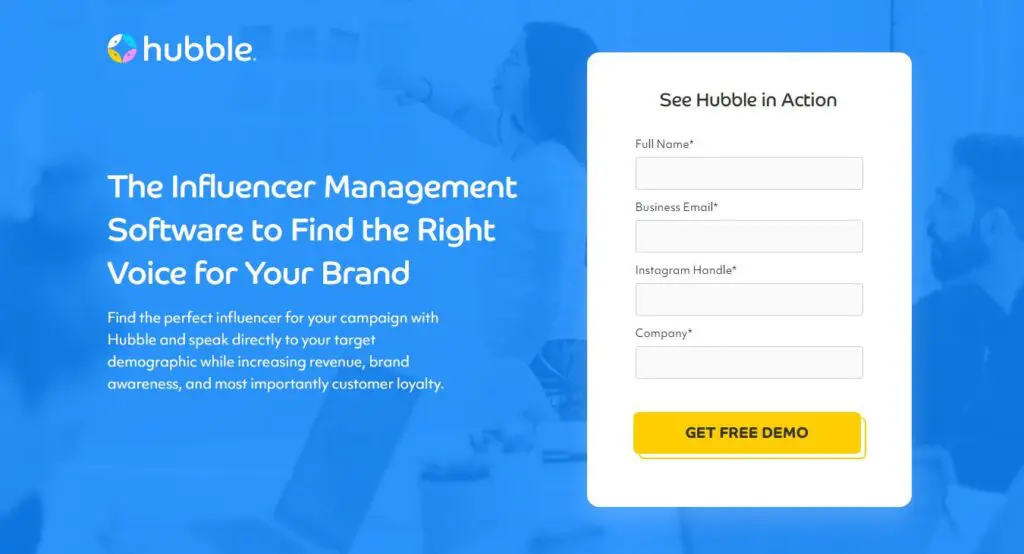 Plataformas gratuitas de marketing de influencers hubble