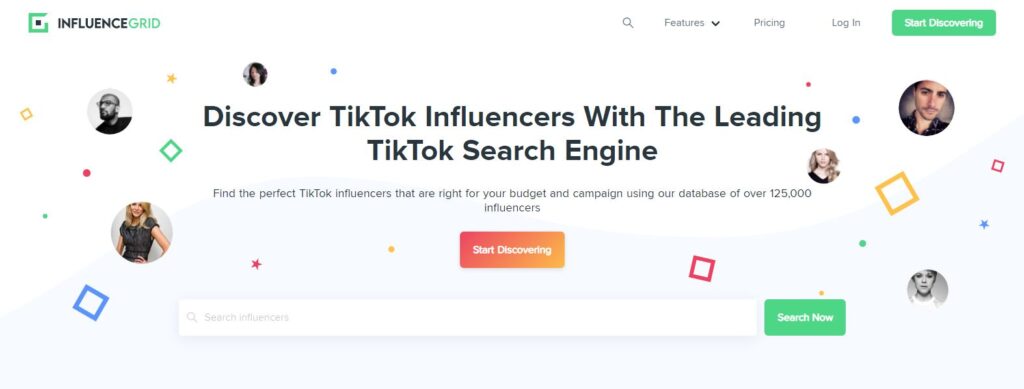 Plataformas gratuitas de marketing de influencers InfluenceGrid