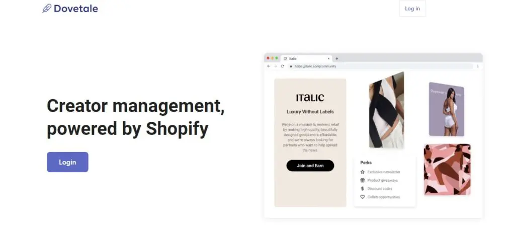 Plataformas de marketing de influencers de Instagram Dovetable
