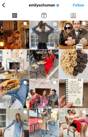 Feed-ul Instagram al lui Emily Schuman