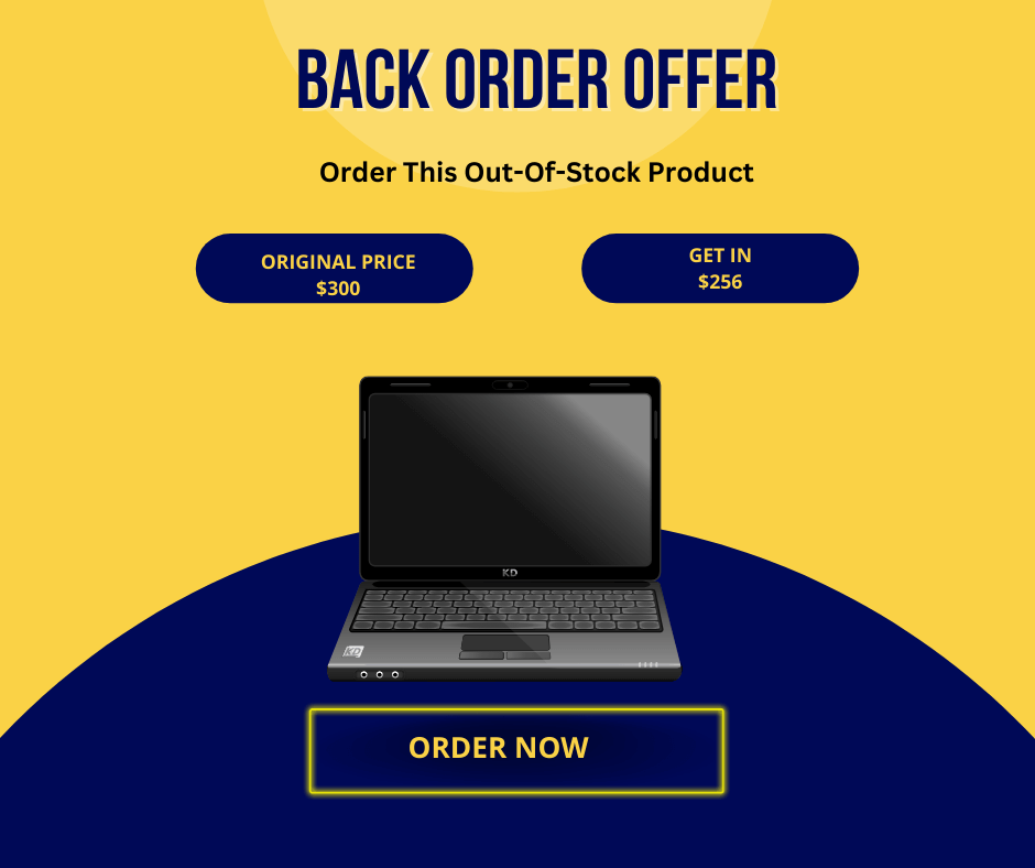 Back Order Offer - strategi pemasaran elektronik yang terbukti