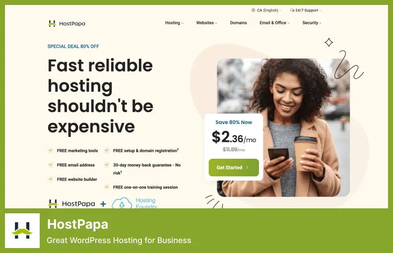 HostPapa - Умные веб-решения для вашего малого бизнеса
