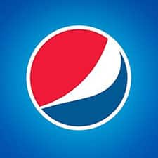 Logo Pepsi, które pojawia się na ich stronie na Twitterze