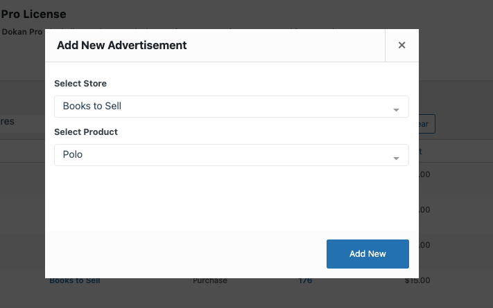 Popup-Fenster für den Administrator