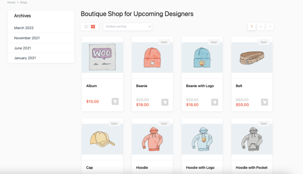 ชื่อหน้าร้านค้า WooCommerce อัปเดตด้วยการเข้ารหัส
