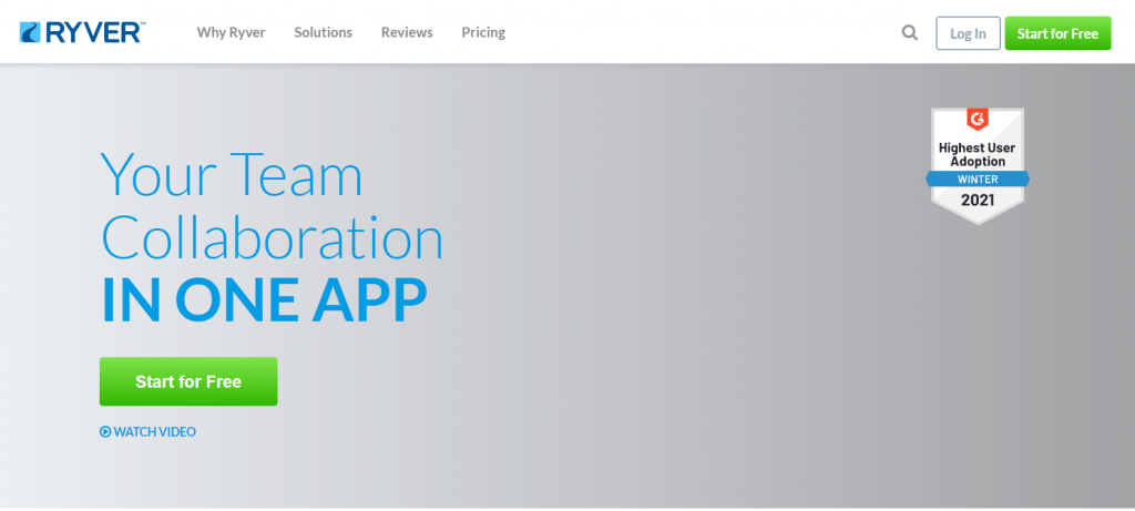 App di collaborazione del team Ryver
