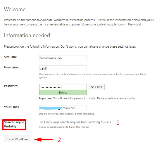 Cara install wordpress di localhost