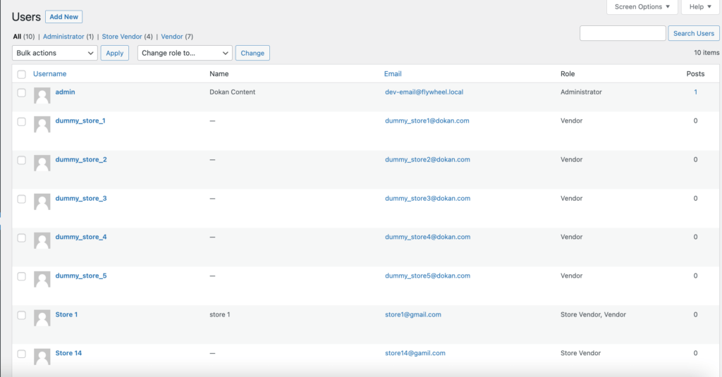 Utenti fittizi elencati per il tuo negozio online nel backend di WooCommerce