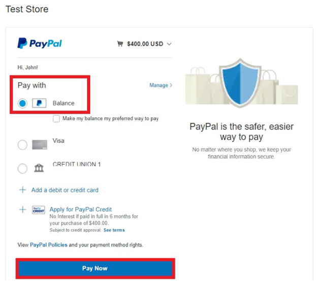 Punteggio del test per il tuo negozio online