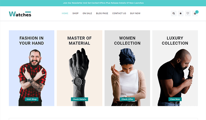 Watch Store 2023 için 9+ En İyi WordPress Temaları 1 Best WordPress Themes for Watch Store