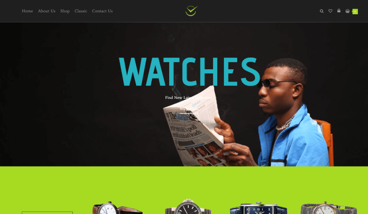 Watch Store 2023 için 9+ En İyi WordPress Temaları 5 Almaira Watches