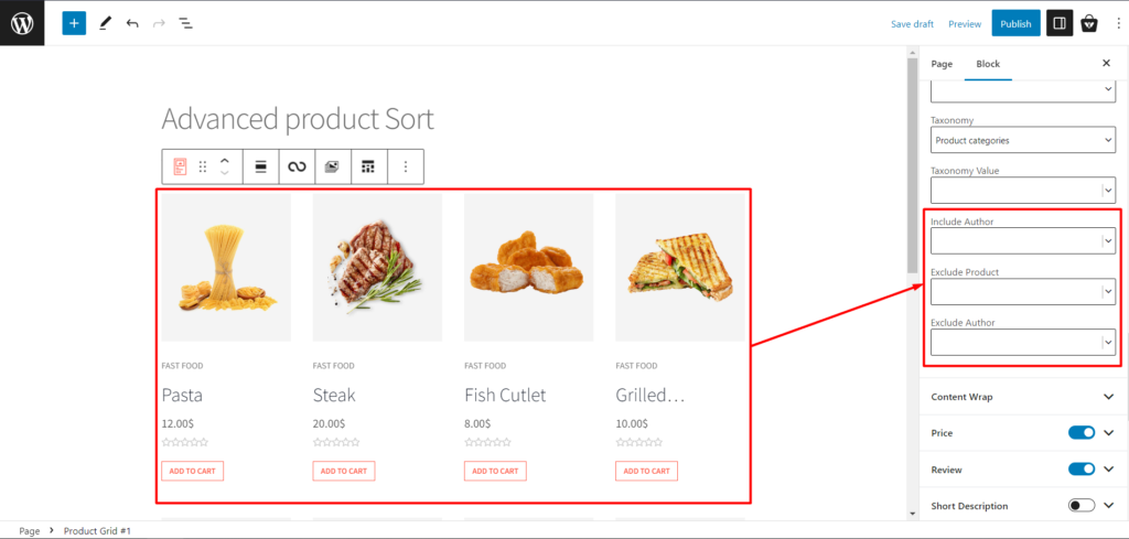 Zahmetsiz Ürün Ayıklama için Yeni ve Gelişmiş ProductX Sorgu Oluşturucu Karşınızda 8 Product Sort - Include-Exclude Products