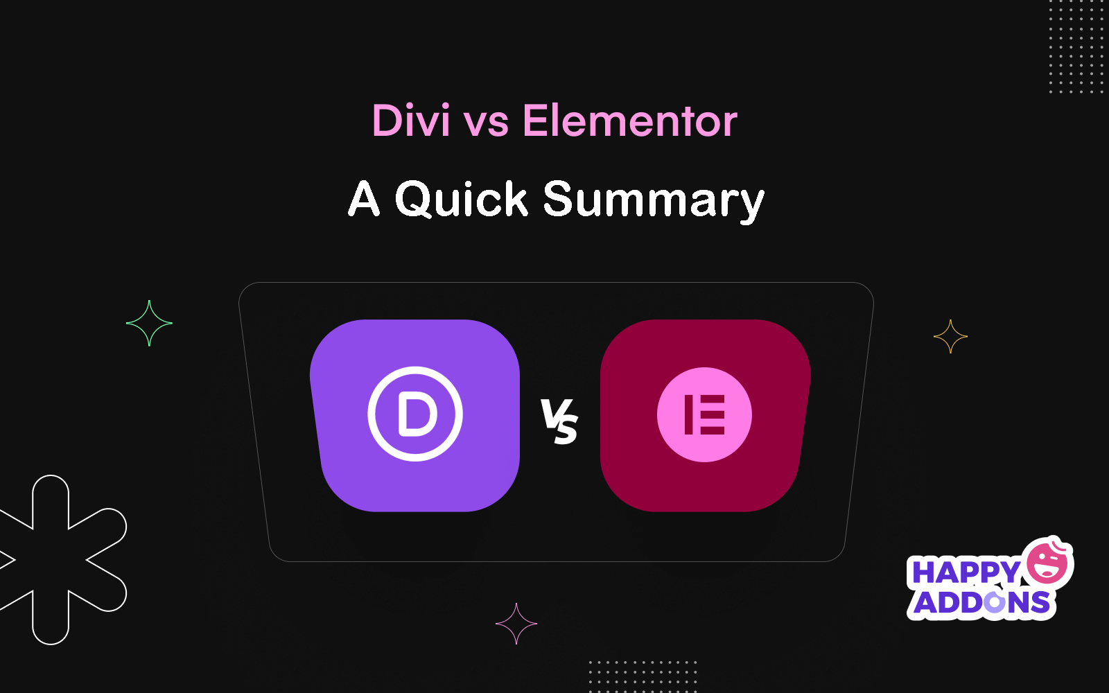 Divi vs Elementor: A Quick Summary
