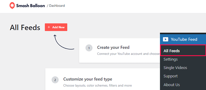 Add your YouTube feed Add your YouTube feed