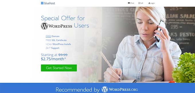 Witryna Bluehost Bluehost website