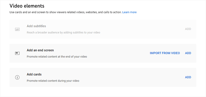 Elementy wideo Video elements