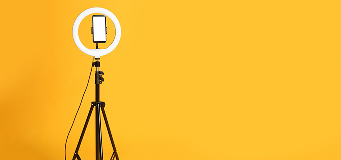 Światło pierścieniowe Ring light