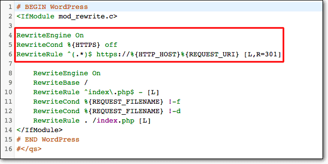 htaccess bearbeiten