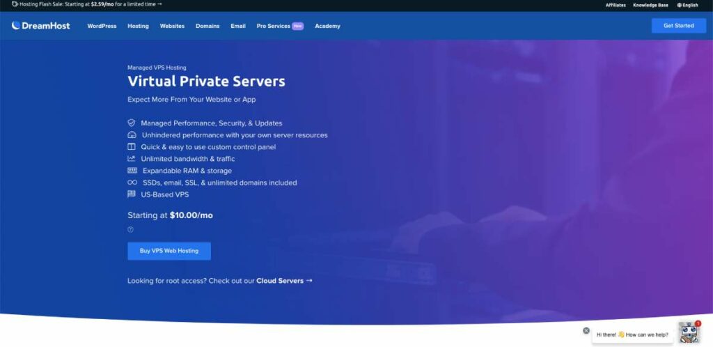 ドリームホスト WordPress マネージド vps