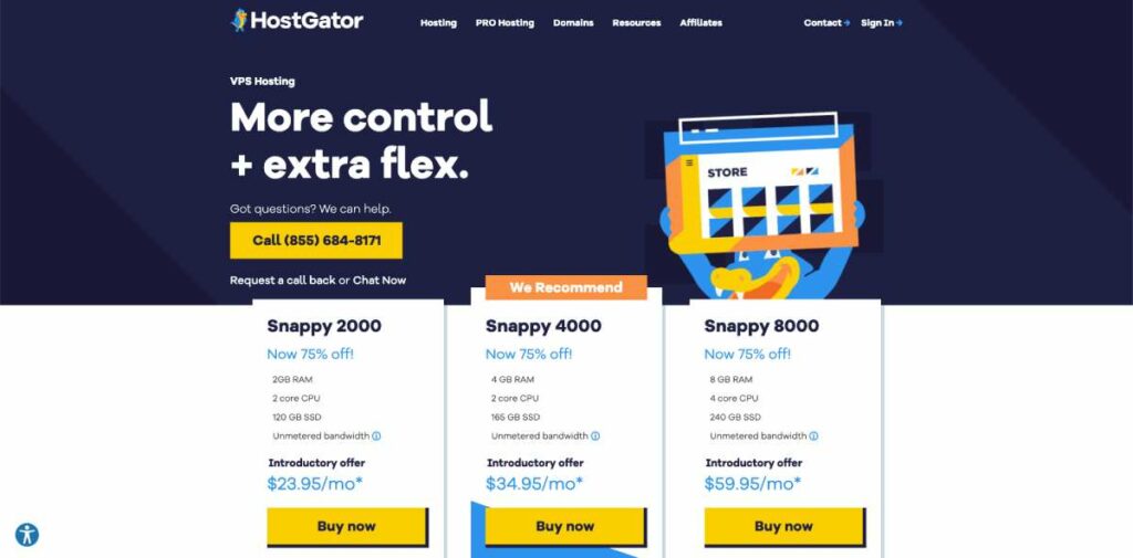 hostgator 無制限の悪幅 vps ホスティング
