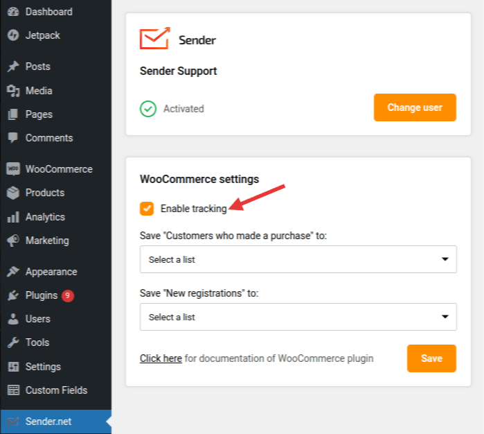 Anotación WooCommerce complemento de correo electrónico de carrito abandonado