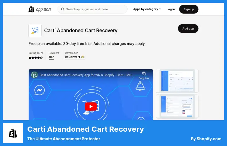 Carti Abandoned Cart Recovery - สุดยอดผู้พิทักษ์การละทิ้ง