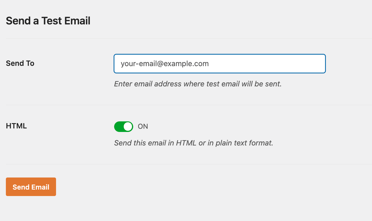 Testowanie poczty e-mail SMTP WP Mail