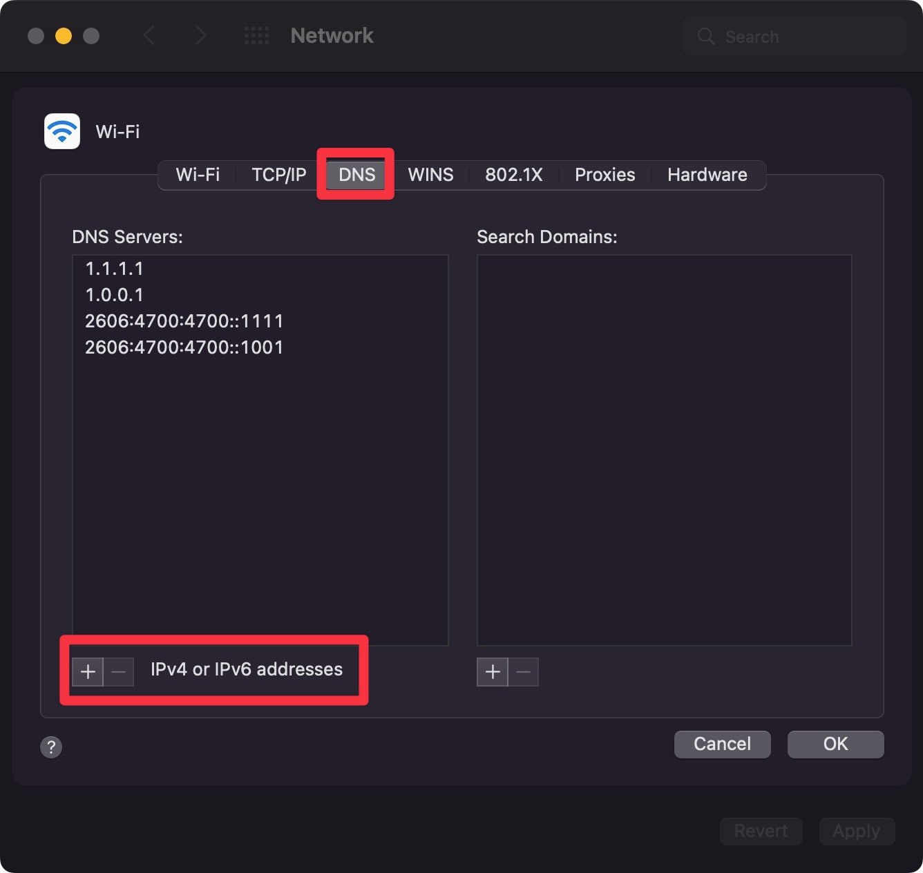 كيفية تحرير DNS على macos لإصلاح DNS_PROBE_FINISHED_NXDOMAIN